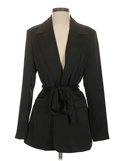 Pre-owned Forever 21 Blazer Jacket In Black