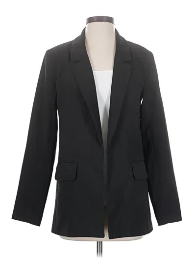 Pre-owned Forever 21 Blazer Jacket In Black