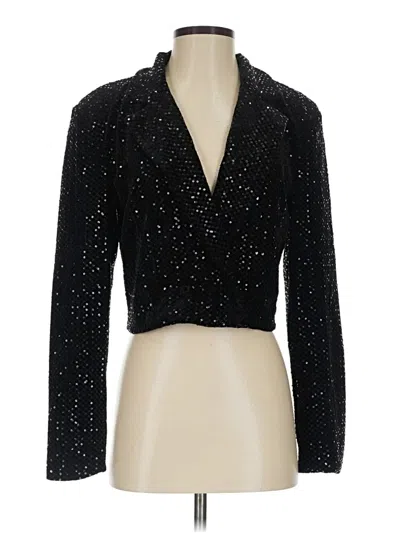Pre-owned Forever 21 Blazer Jacket In Black