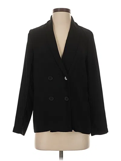 Pre-owned Forever 21 Blazer Jacket In Black