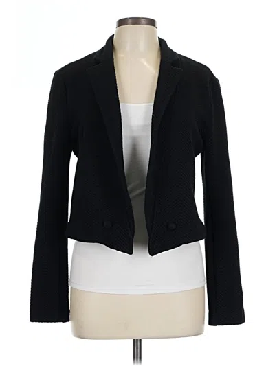 Pre-owned Forever 21 Blazer Jacket In Black