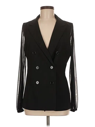 Pre-owned Forever 21 Blazer Jacket In Black