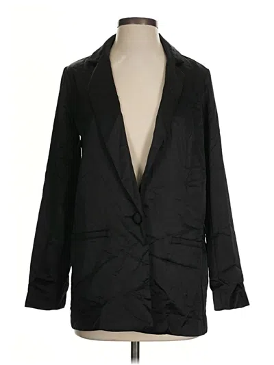 Pre-owned Forever 21 Blazer Jacket In Black