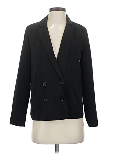 Pre-owned Forever 21 Blazer Jacket In Black