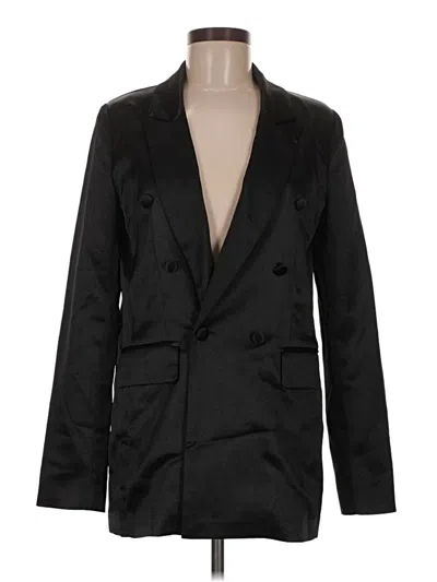 Pre-owned Forever 21 Blazer Jacket In Black