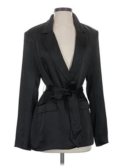 Pre-owned Forever 21 Blazer Jacket In Black