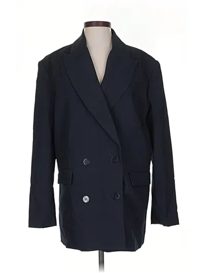 Pre-owned Forever 21 Blazer Jacket In Blue