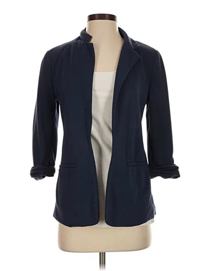 Pre-owned Forever 21 Blazer Jacket In Blue
