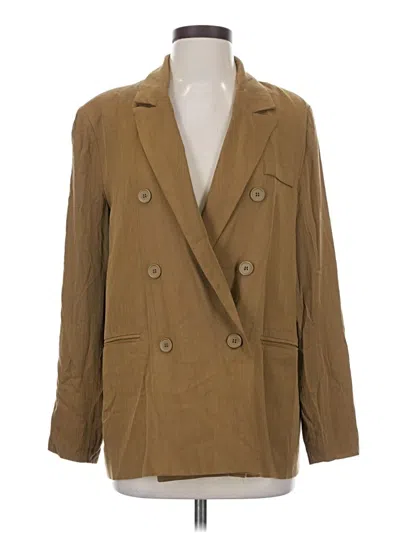 Pre-owned Forever 21 Blazer Jacket In Brown