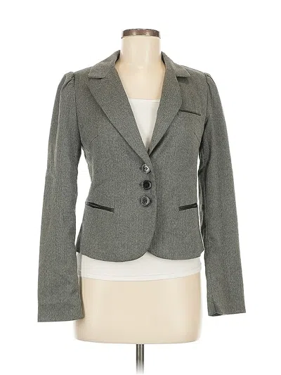 Pre-owned Forever 21 Blazer Jacket In Gray