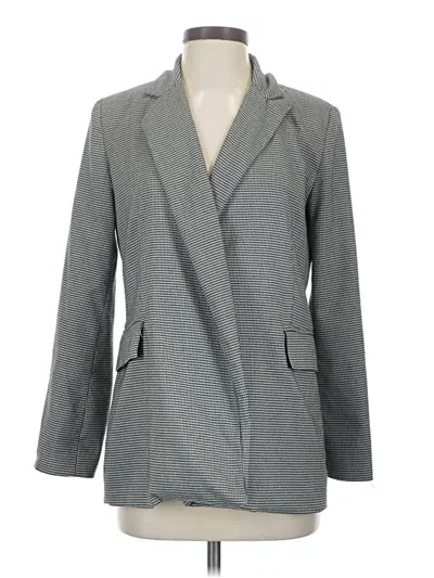 Pre-owned Forever 21 Blazer Jacket In Gray