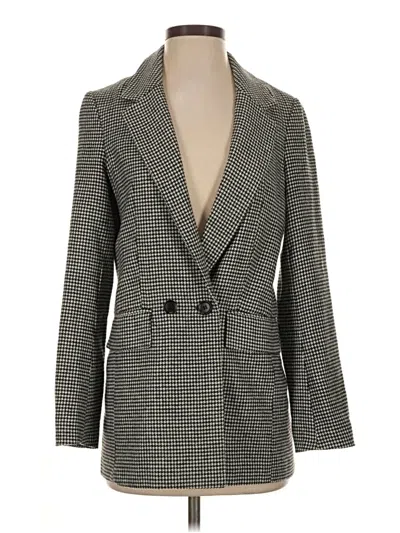 Pre-owned Forever 21 Blazer Jacket In Gray