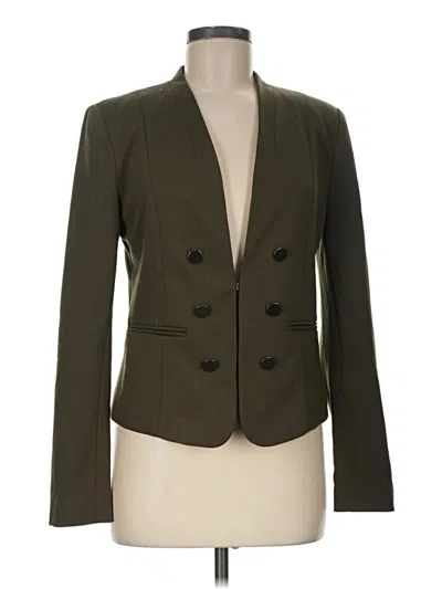 Pre-owned Forever 21 Blazer Jacket In Green