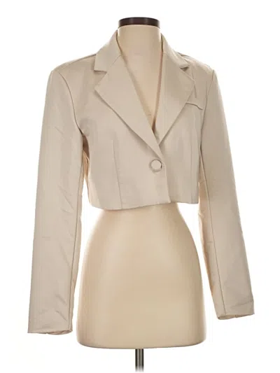 Pre-owned Forever 21 Blazer Jacket In Ivory