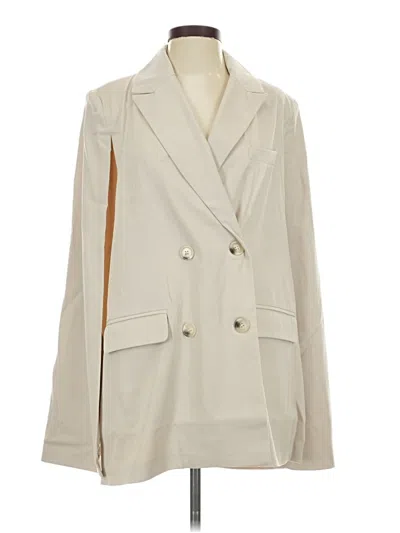 Pre-owned Forever 21 Blazer Jacket In Ivory
