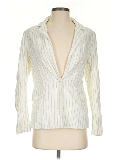 Pre-owned Forever 21 Blazer Jacket In Ivory