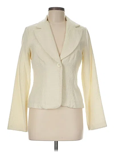 Pre-owned Forever 21 Blazer Jacket In Ivory