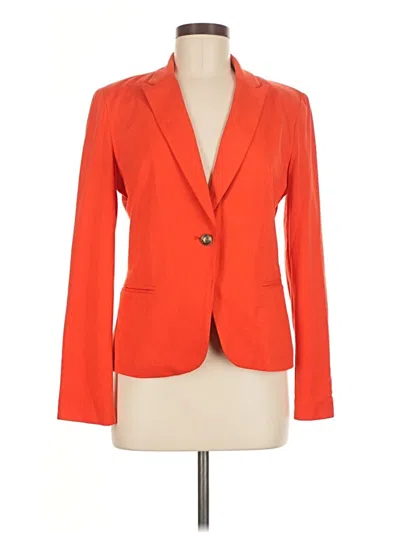 Pre-owned Forever 21 Blazer Jacket In Orange