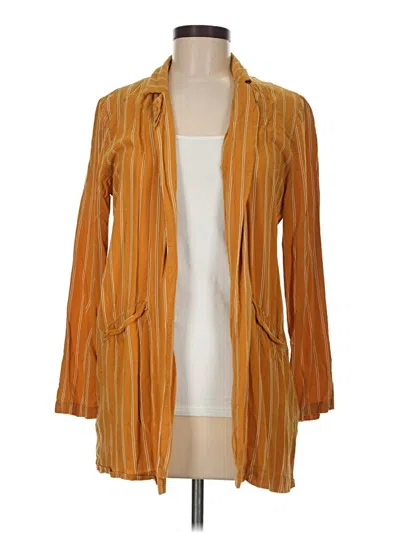 Pre-owned Forever 21 Blazer Jacket In Orange