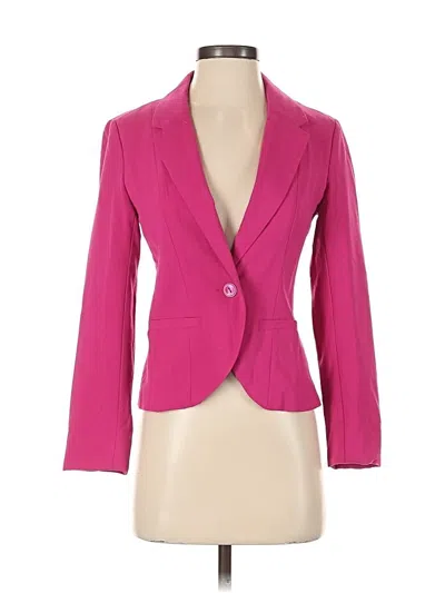 Pre-owned Forever 21 Blazer Jacket In Pink