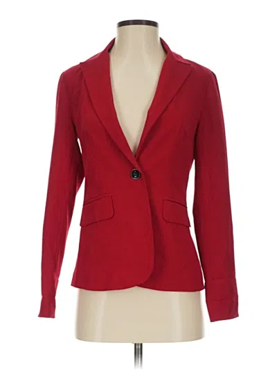 Pre-owned Forever 21 Blazer Jacket In Red