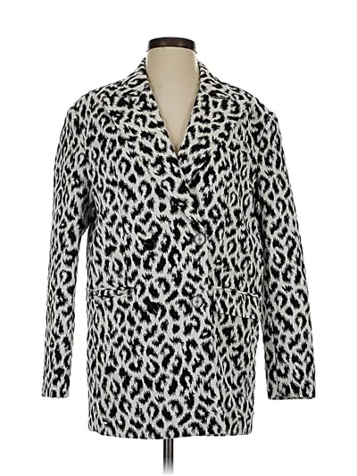 Pre-owned Forever 21 Blazer Jacket In Silver