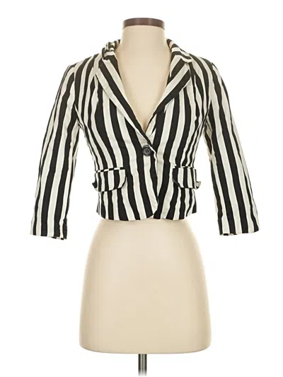 Pre-owned Forever 21 Blazer Jacket In White