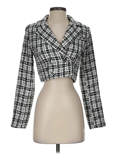 Pre-owned Forever 21 Blazer Jacket In White