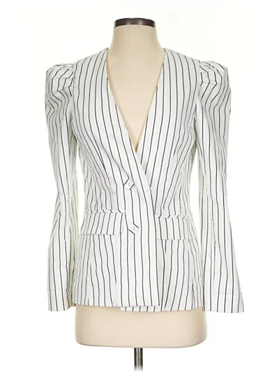 Pre-owned Forever 21 Blazer Jacket In White