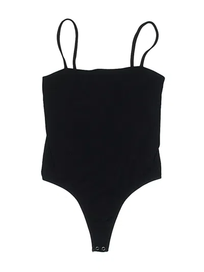 Pre-owned Forever 21 Bodysuit In Black