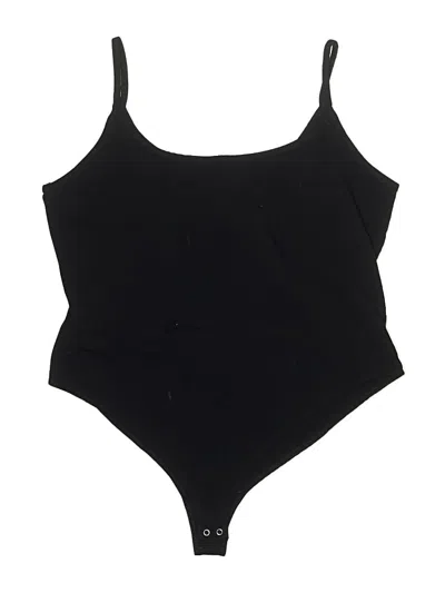 Pre-owned Forever 21 Bodysuit In Black