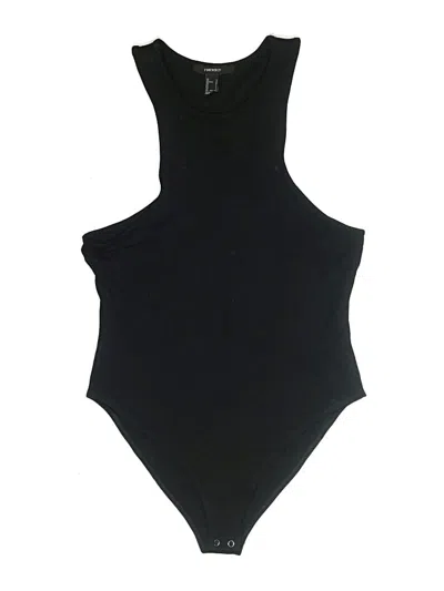 Pre-owned Forever 21 Bodysuit In Black