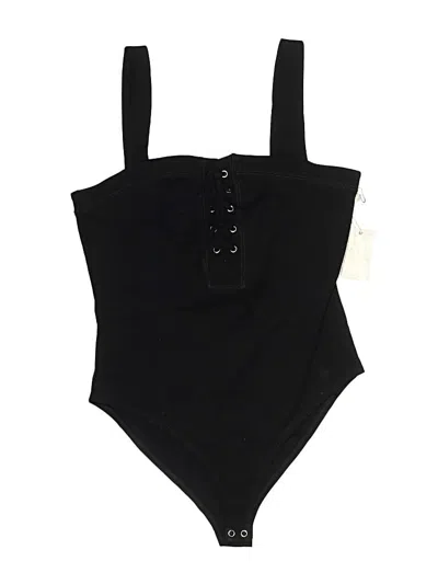 Pre-owned Forever 21 Bodysuit In Black