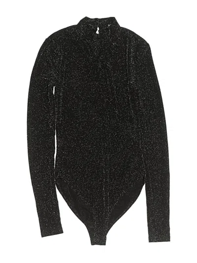 Pre-owned Forever 21 Bodysuit In Black
