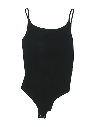 Pre-owned Forever 21 Bodysuit In Black
