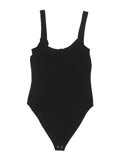 Pre-owned Forever 21 Bodysuit In Black