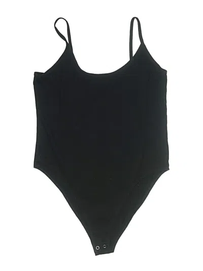 Pre-owned Forever 21 Bodysuit In Black