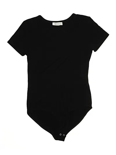 Pre-owned Forever 21 Bodysuit In Black