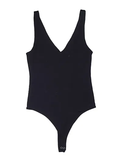 Pre-owned Forever 21 Bodysuit In Black
