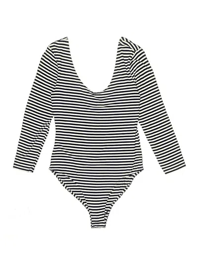 Pre-owned Forever 21 Bodysuit In Black