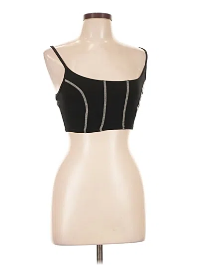 Pre-owned Forever 21 Bodysuit In Black