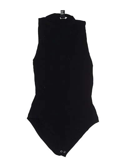 Pre-owned Forever 21 Bodysuit In Black