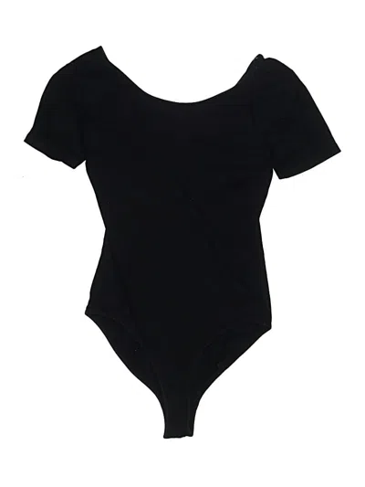 Pre-owned Forever 21 Bodysuit In Black