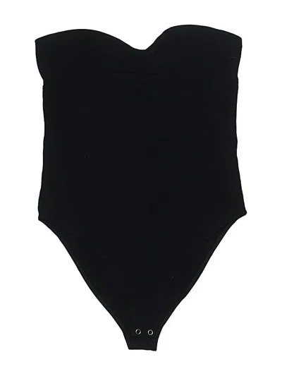 Pre-owned Forever 21 Bodysuit In Black