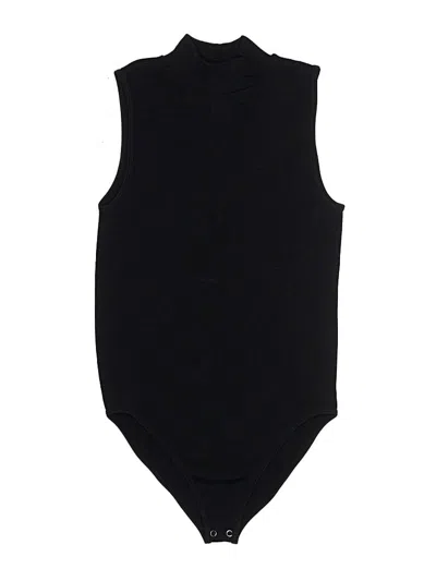 Pre-owned Forever 21 Bodysuit In Black