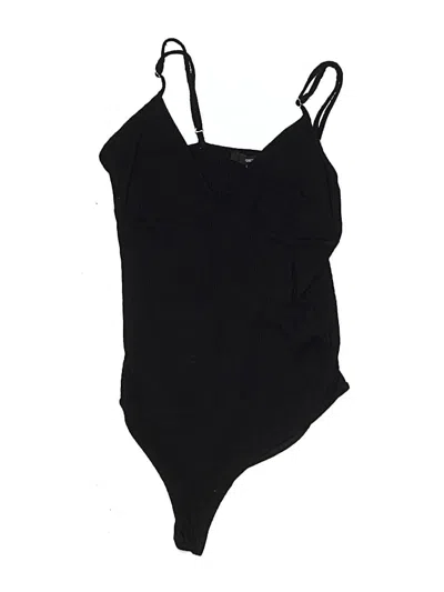 Pre-owned Forever 21 Bodysuit In Black