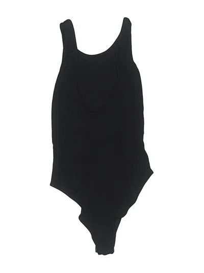 Pre-owned Forever 21 Bodysuit In Black