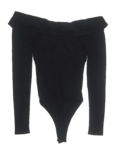 Pre-owned Forever 21 Bodysuit In Black