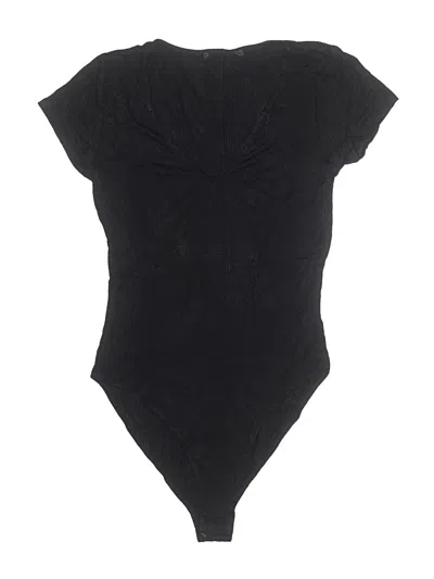 Pre-owned Forever 21 Bodysuit In Black