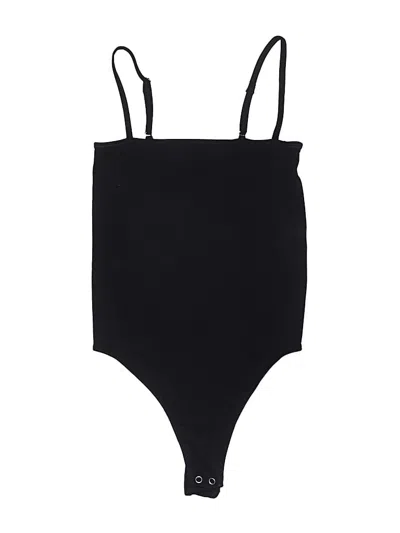 Pre-owned Forever 21 Bodysuit In Black